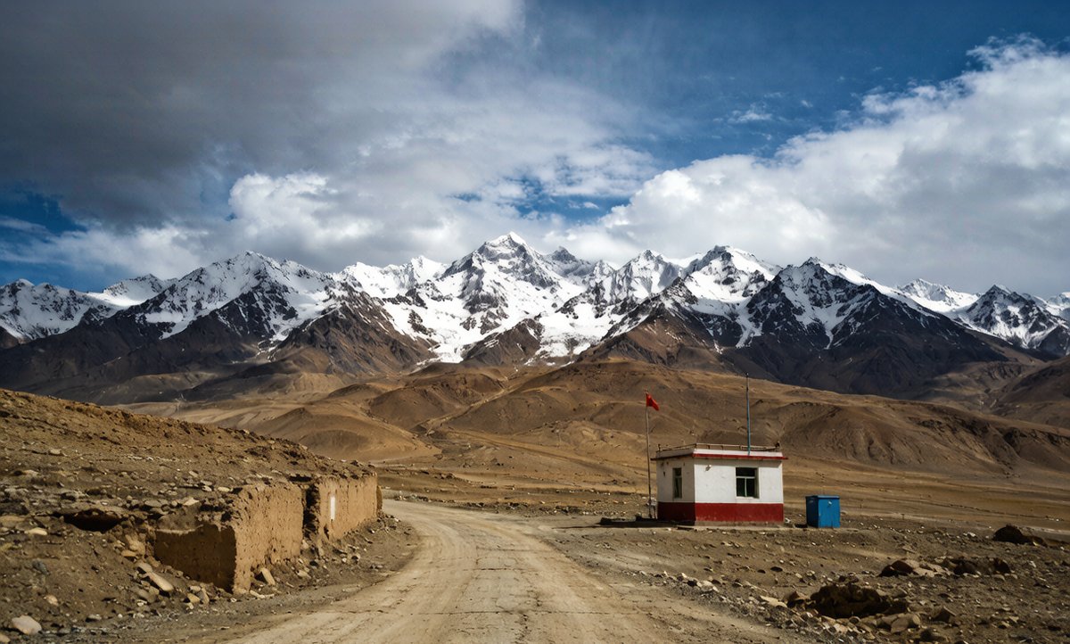 A frontier guard post at the edge of a remote valley